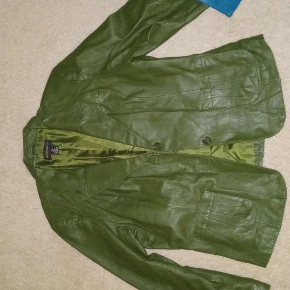 Green Leather Jacket